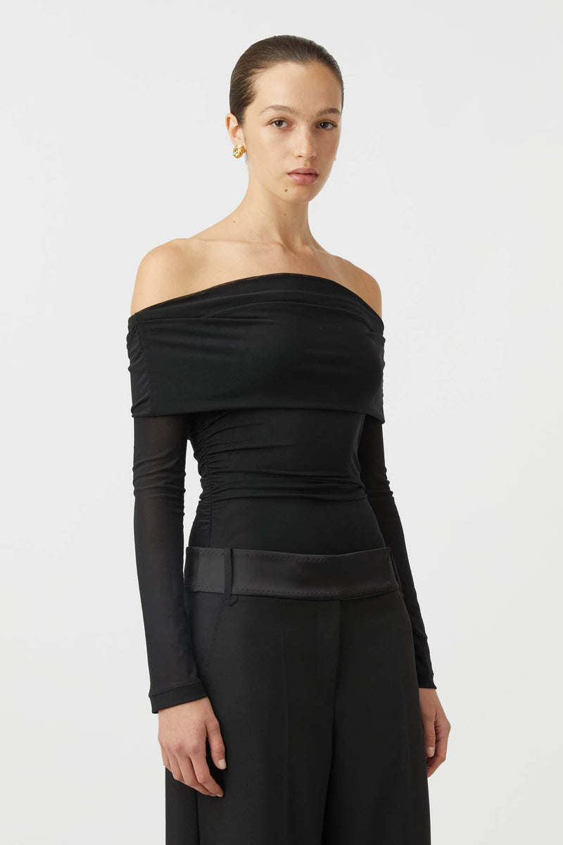 Asta Offtheshoulder Top in Black CAMILLA AND MARC® C&M