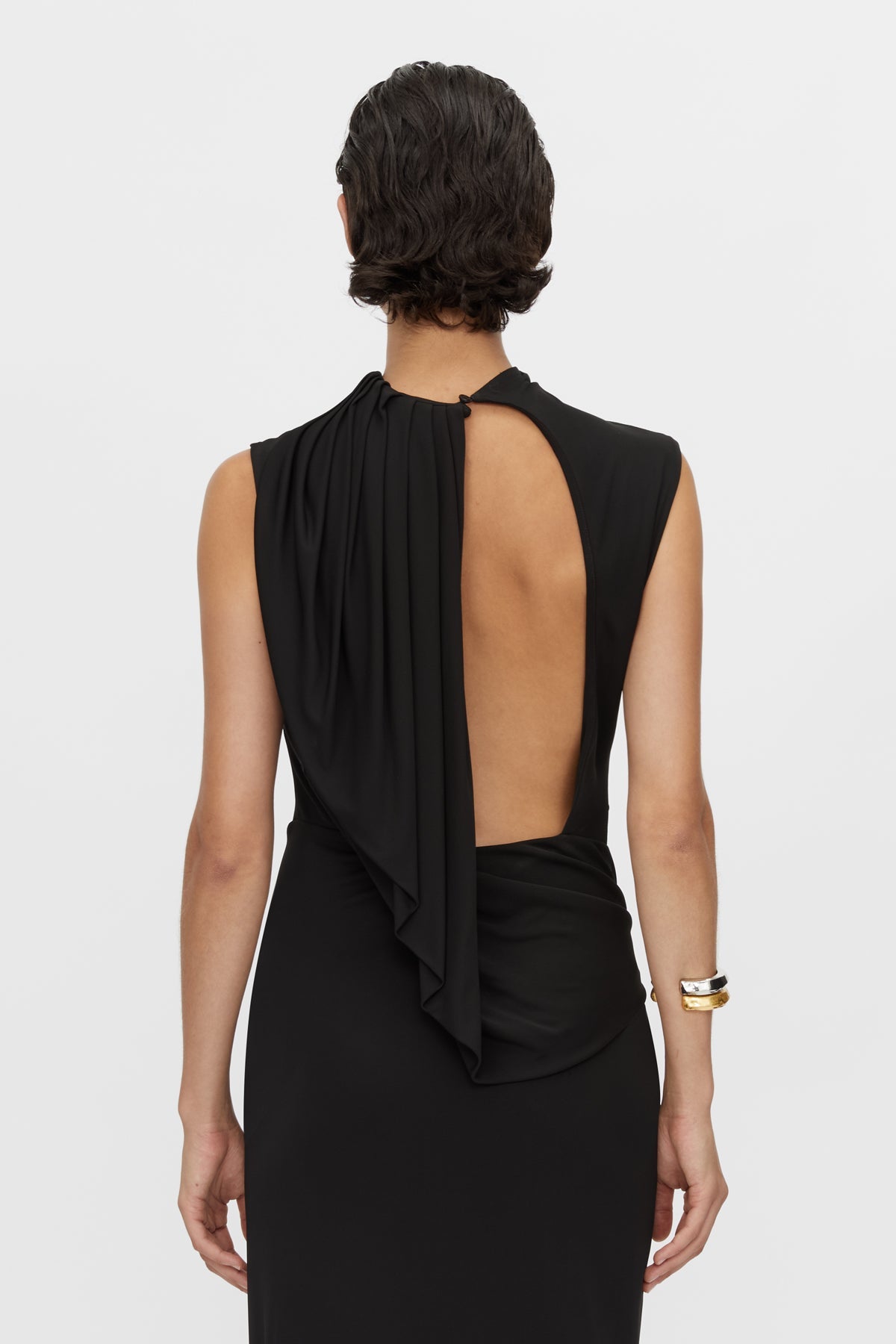 Paloma Draped Sleeve Dress