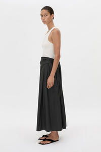 Milo Gathered Skirt W/belt