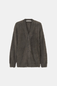 Ghost View CAMILLA AND MARC Martine Knit Cardigan in smokey grey with an oversized fit.