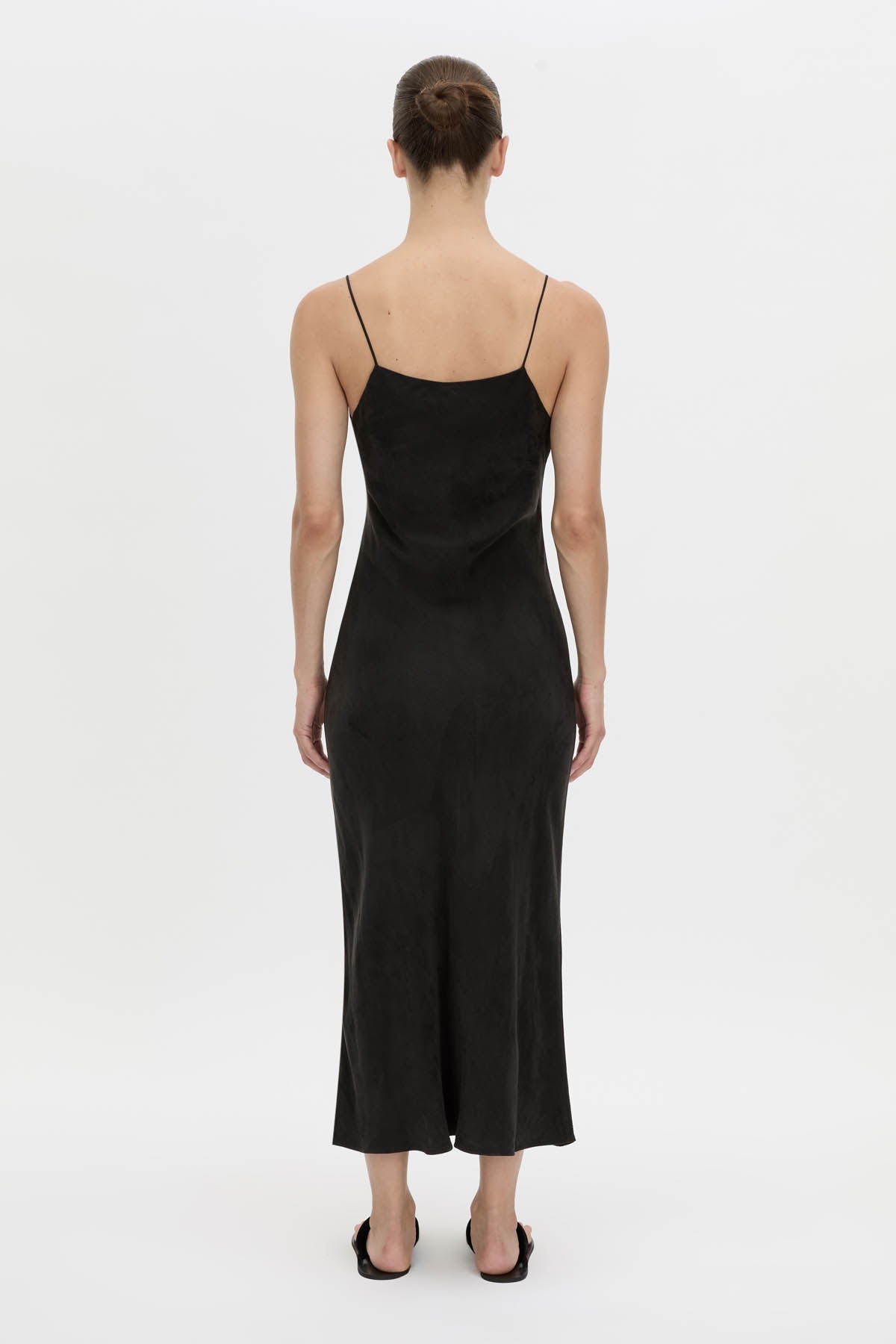 Allegro Satin Bias Midi Dress