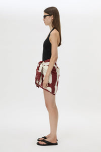Side view CAMILLA AND MARC Alva Sarong in Alva Print in 100% organic cotton.