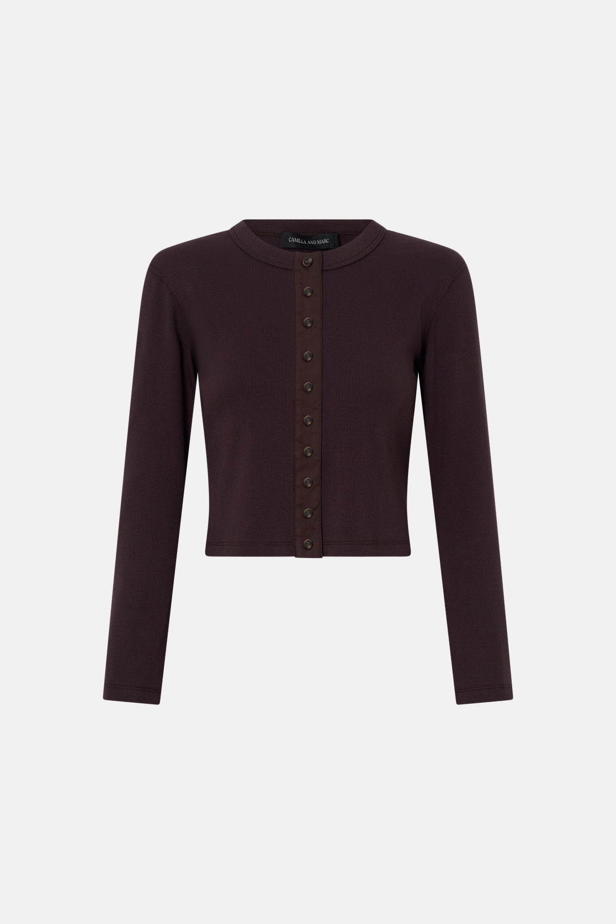 Aubrey Long Sleeve Rib Top