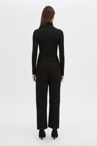 Barre High Neck Top