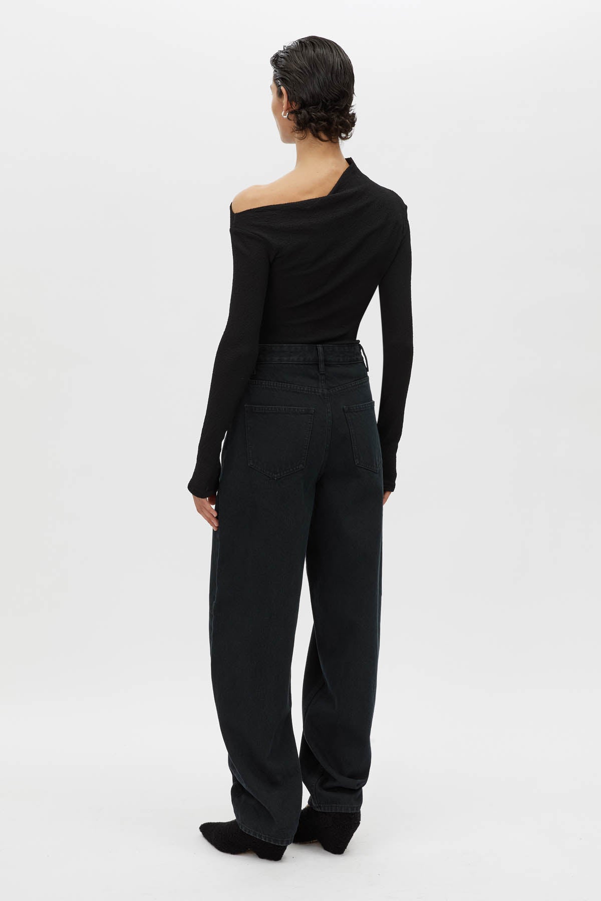 Cali Textured Long Sleeve Top
