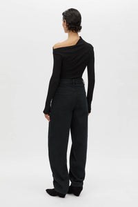 Cali Textured Long Sleeve Top