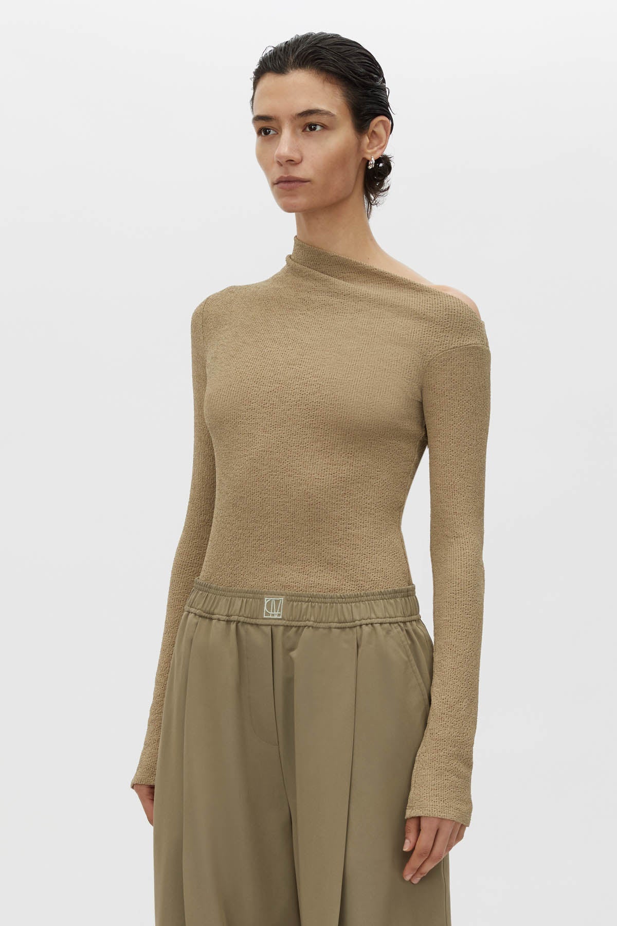 Cali Textured Long Sleeve Top