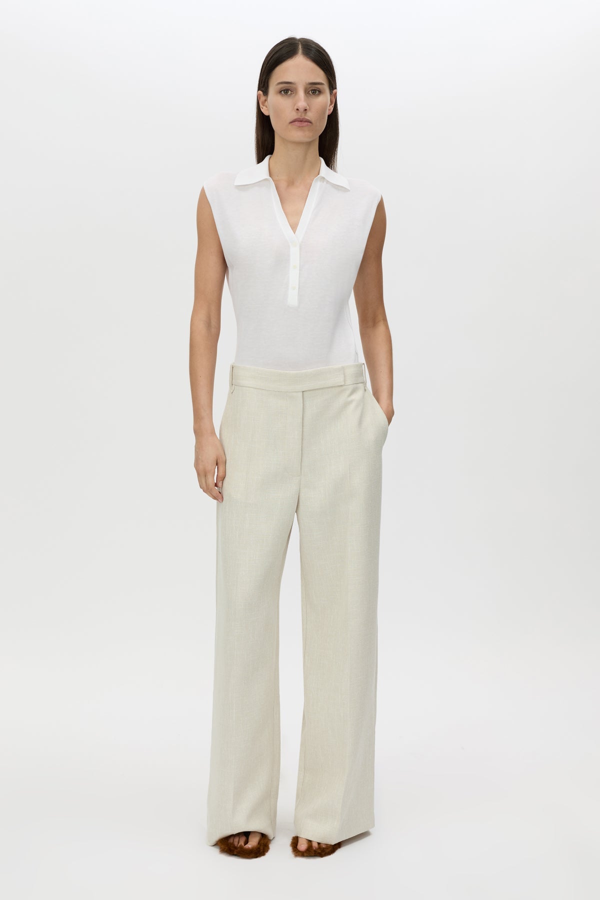 Cardinal Polo Bodysuit