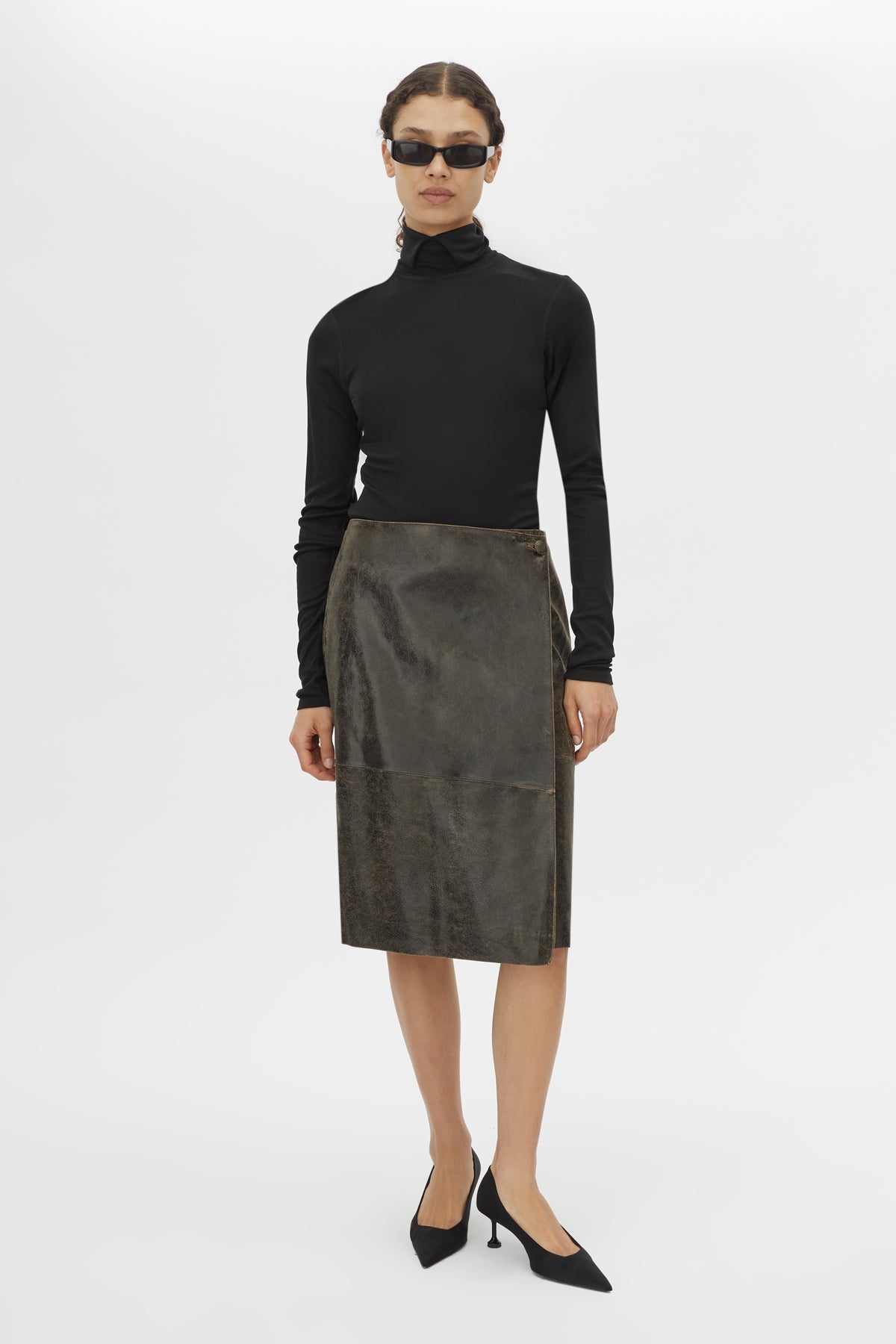 Dawn Leather Skirt