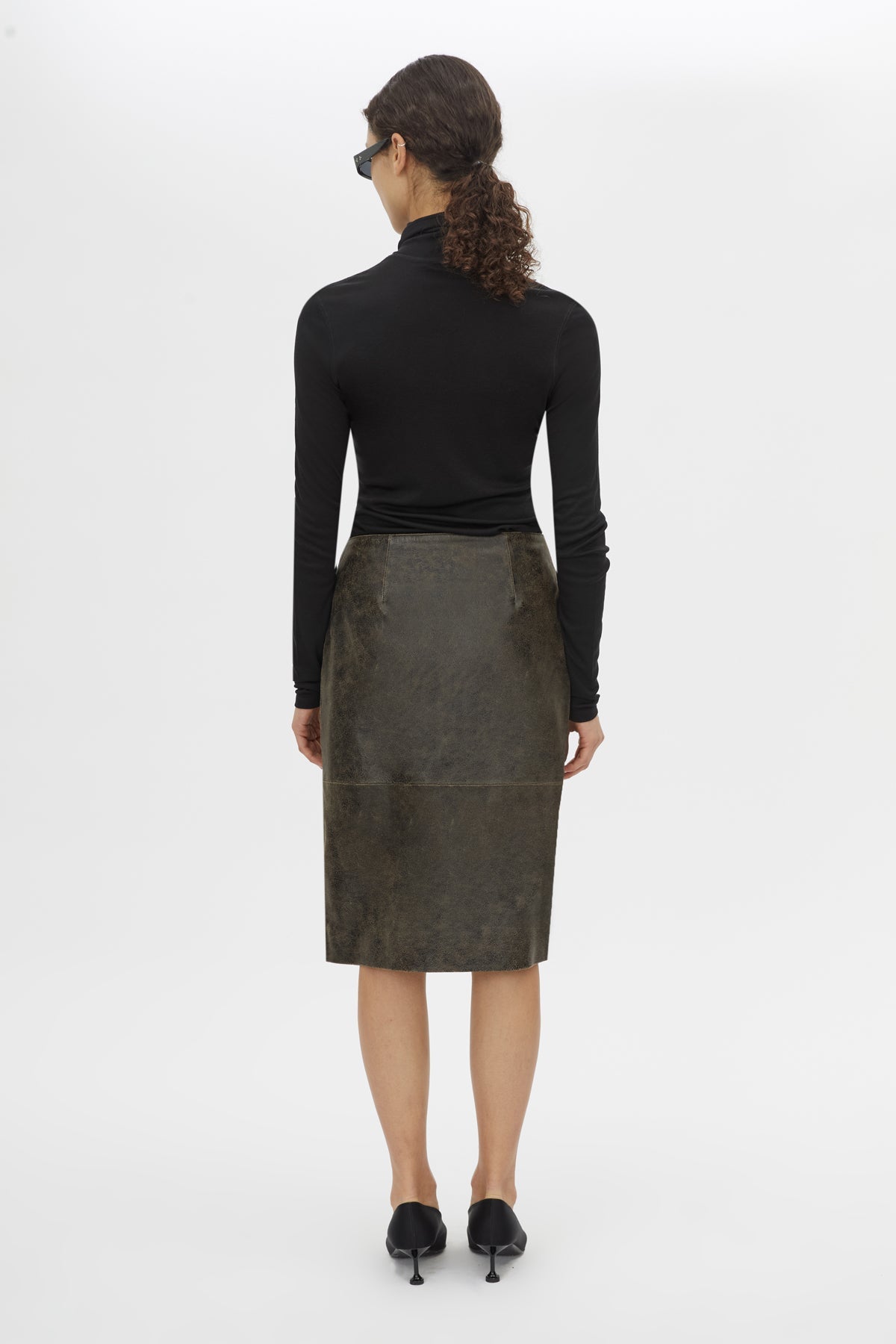 Dawn Leather Skirt