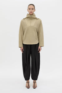 Eira Heavy Jersey Hooded Pullover