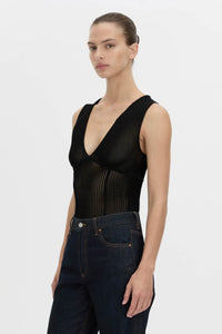 Elandra Textured Bodysuit