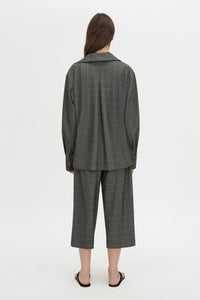 Lourdes Check Half Placket Shirt