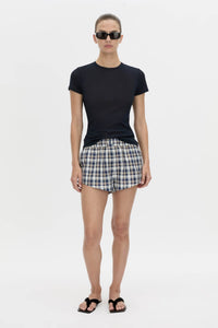 Lucente Check Micro Short
