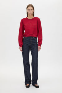Maren Crop Emb Tracksuit Top