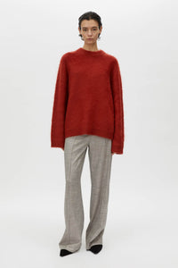 Meier Brushed Knit Sweater
