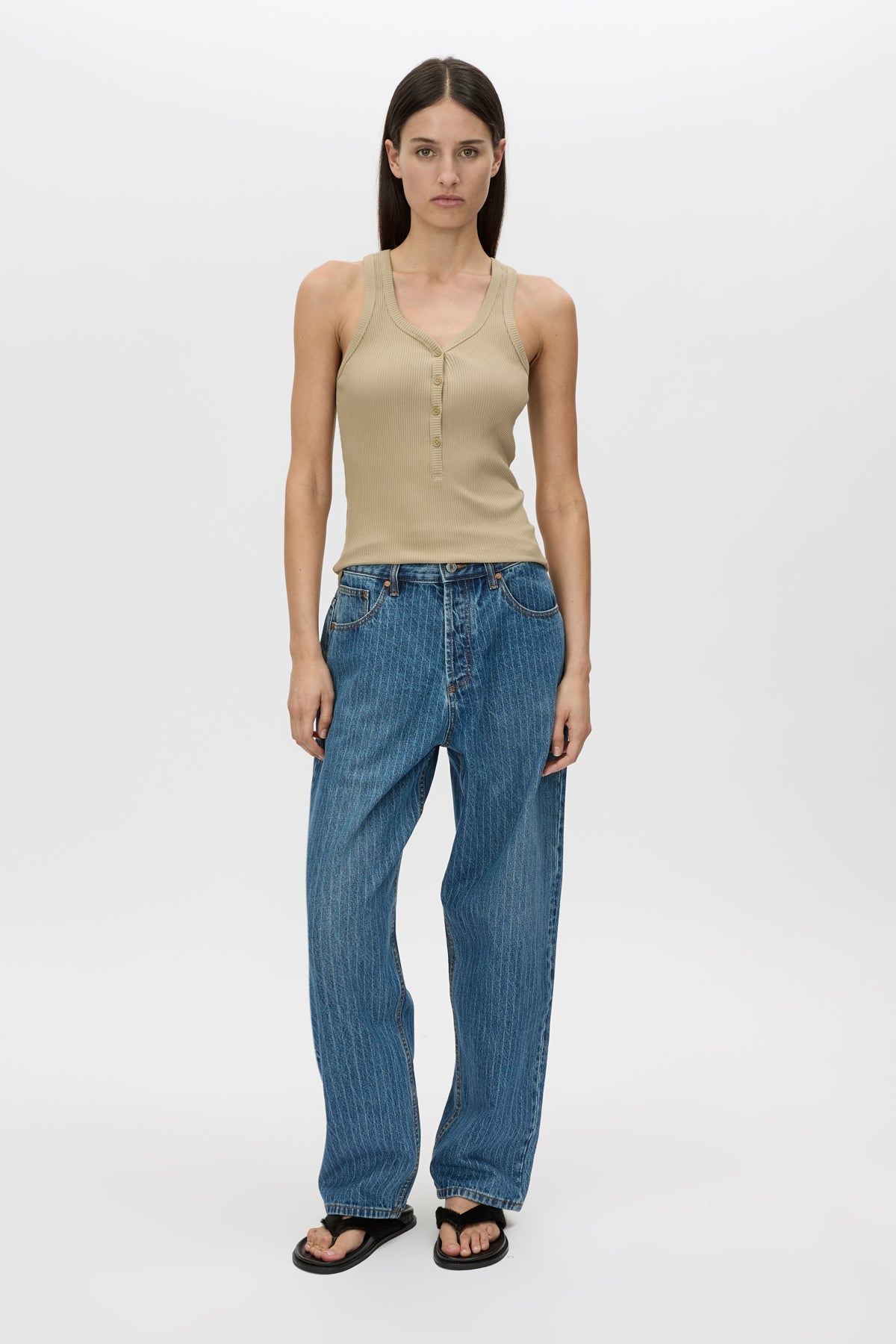 Nora Button Down Tank