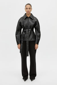 Oreno Croc Belted Jacket