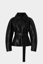 Oreno Croc Belted Jacket
