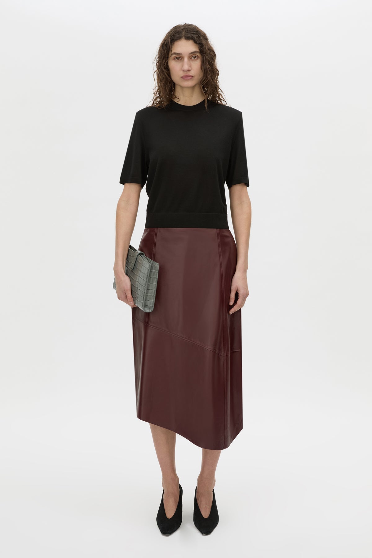 Orrin Leather Skirt