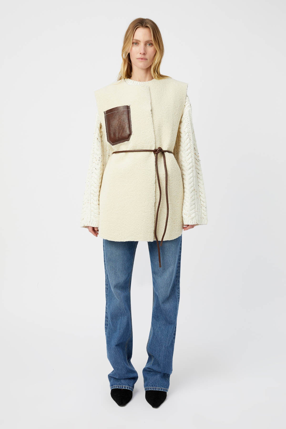 Oswald Reversible Shearling Vest