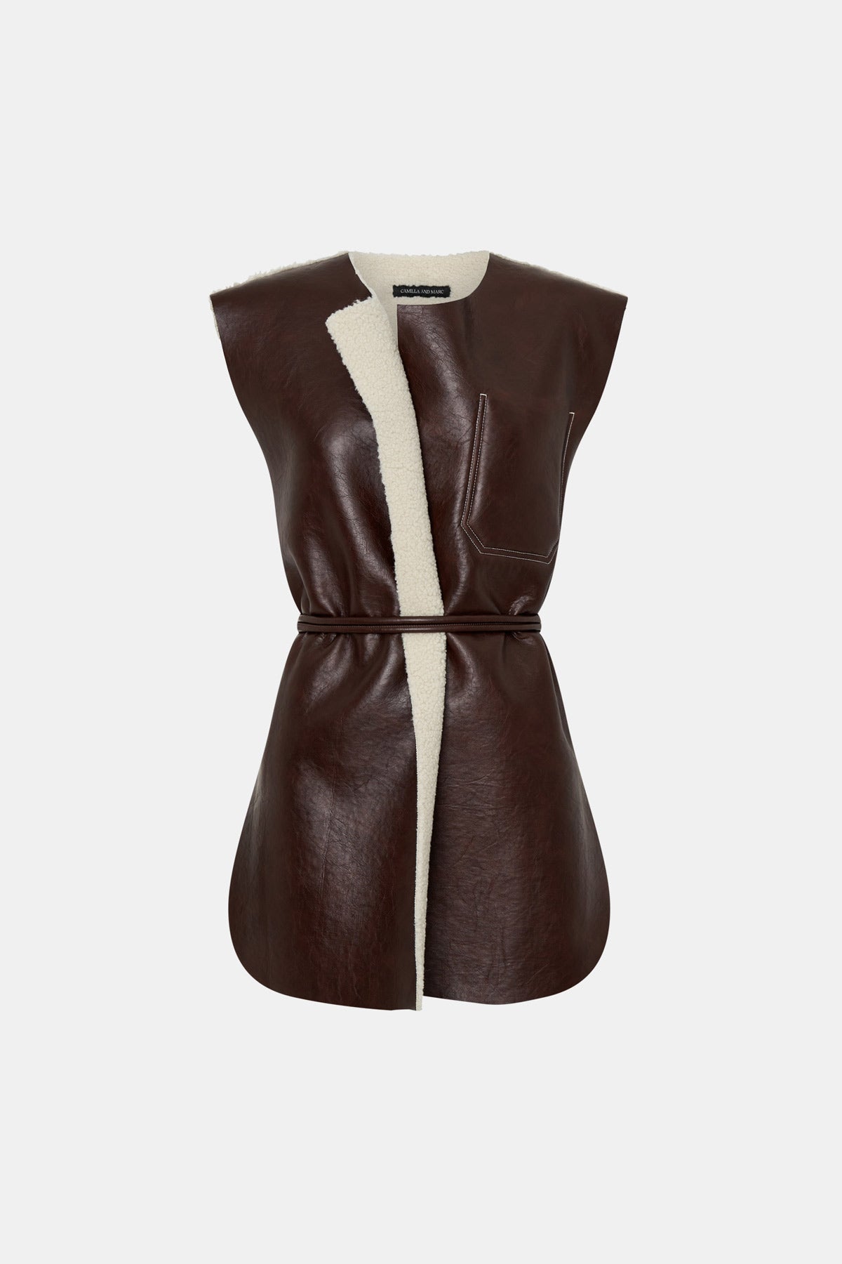 Oswald Reversible Shearling Vest