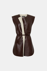 Oswald Reversible Shearling Vest