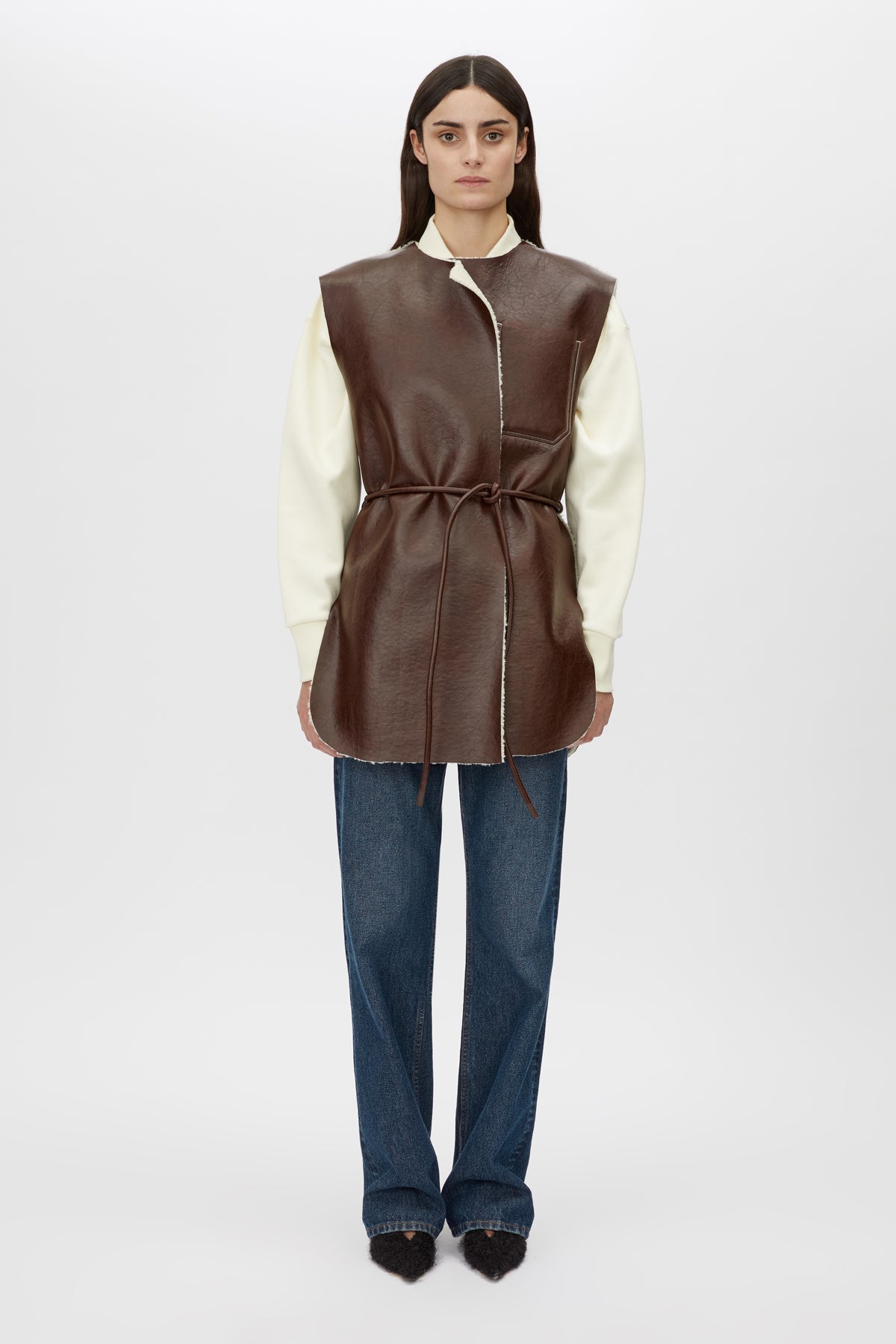 Oswald Reversible Shearling Vest