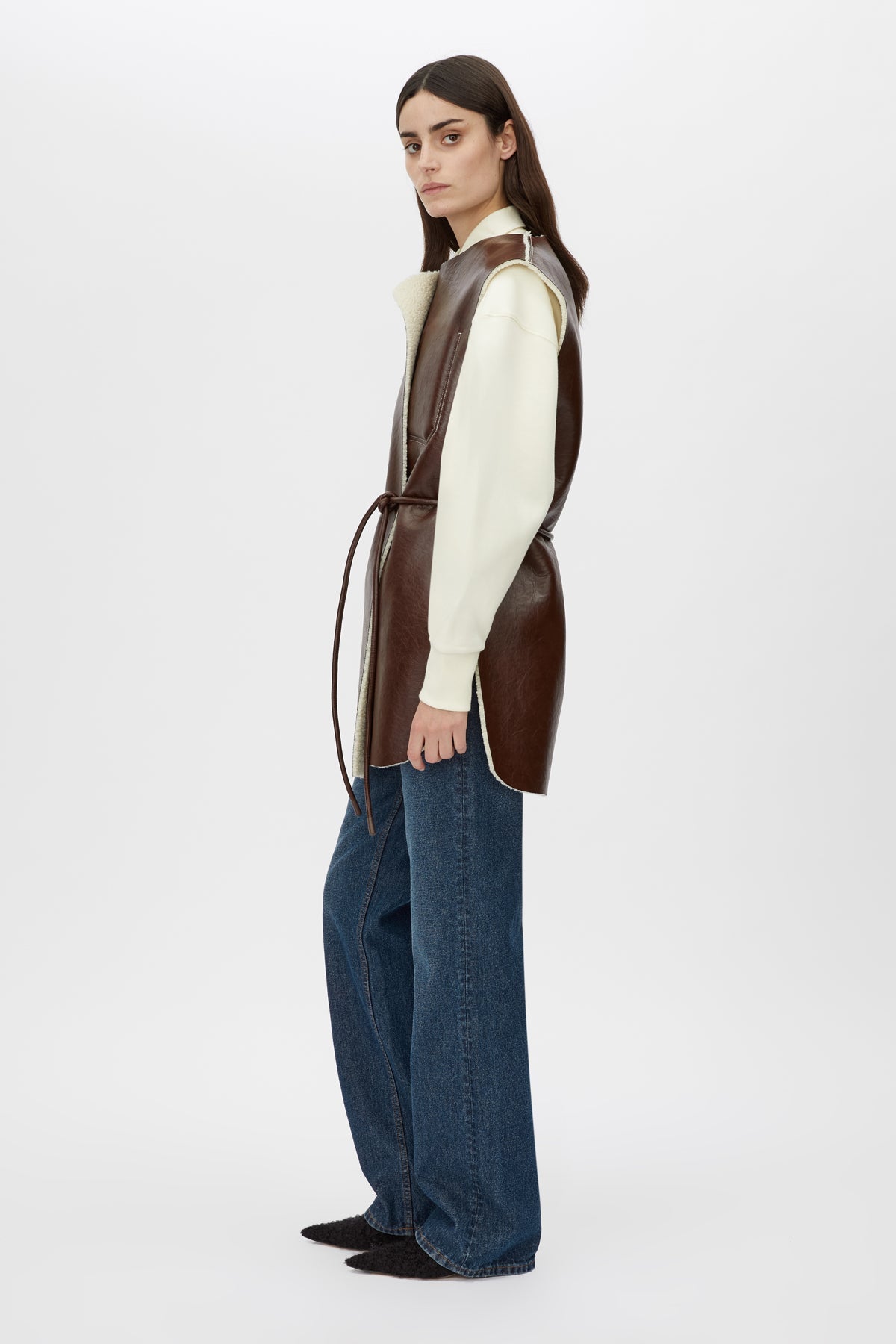 Oswald Reversible Shearling Vest