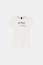 It All Begins With Ovaries Kids Tee