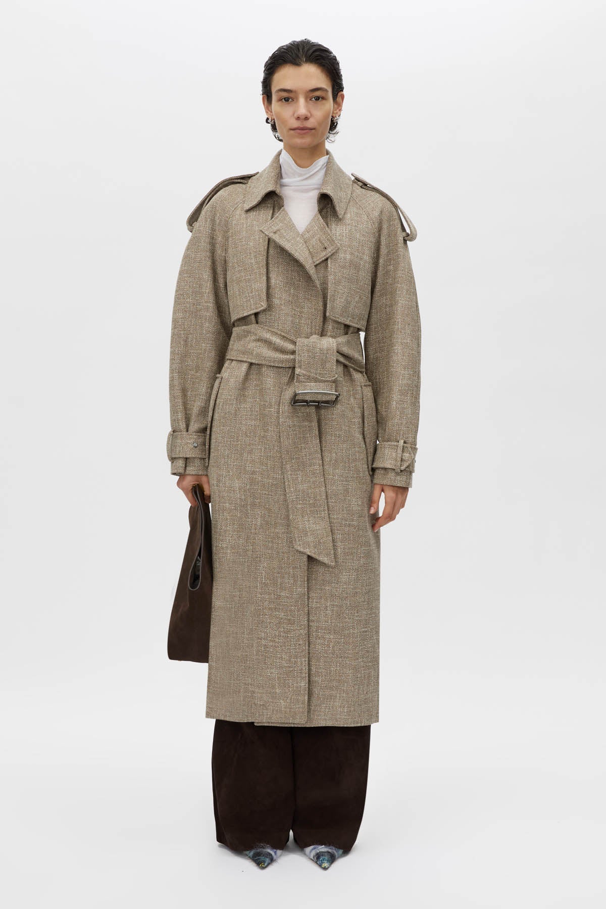 Palazzo Trench Coat