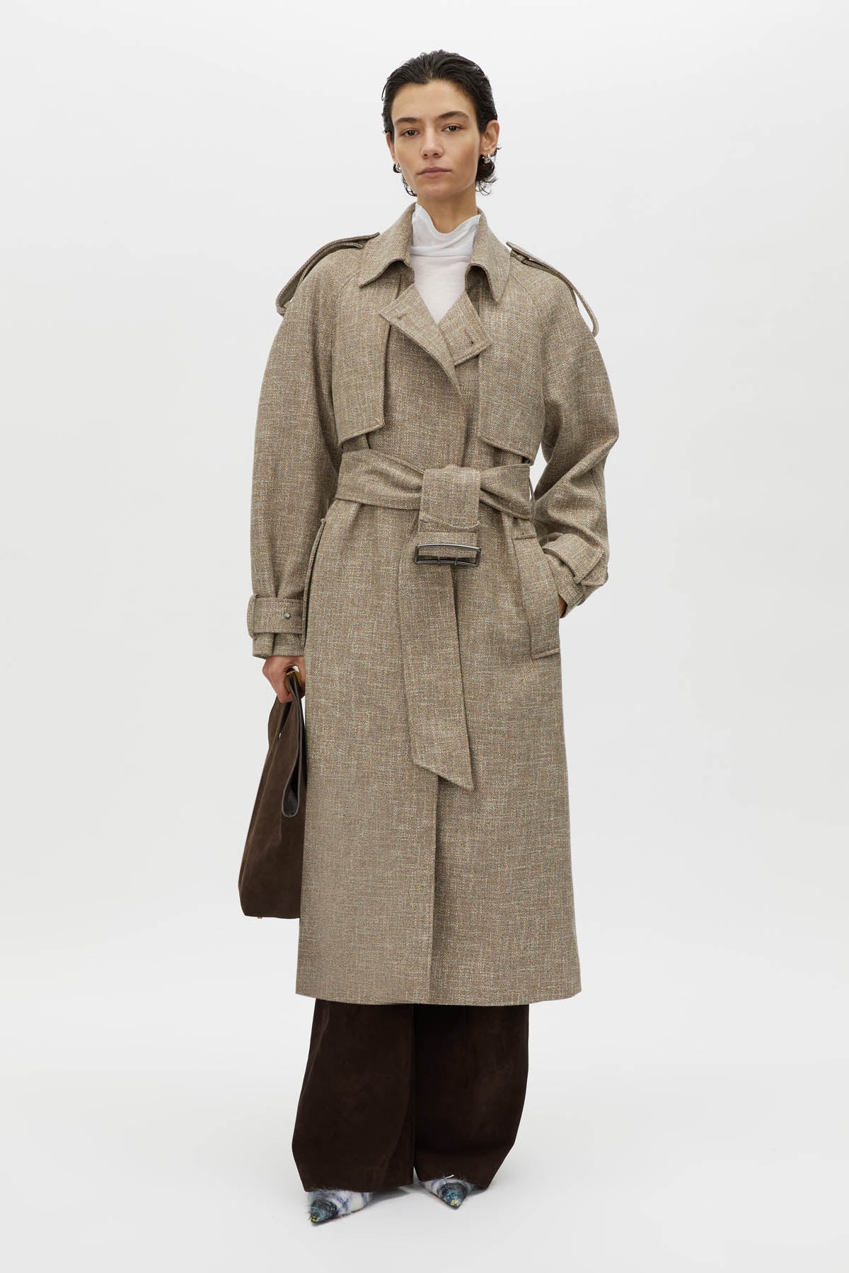 Palazzo Trench Coat