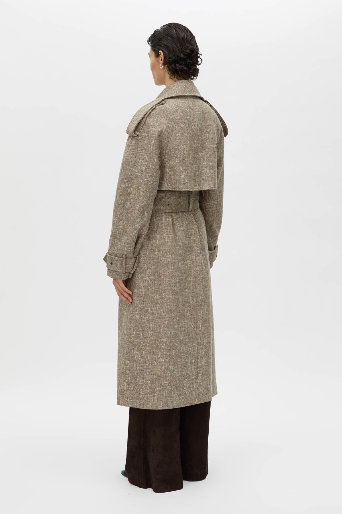 Palazzo Trench Coat
