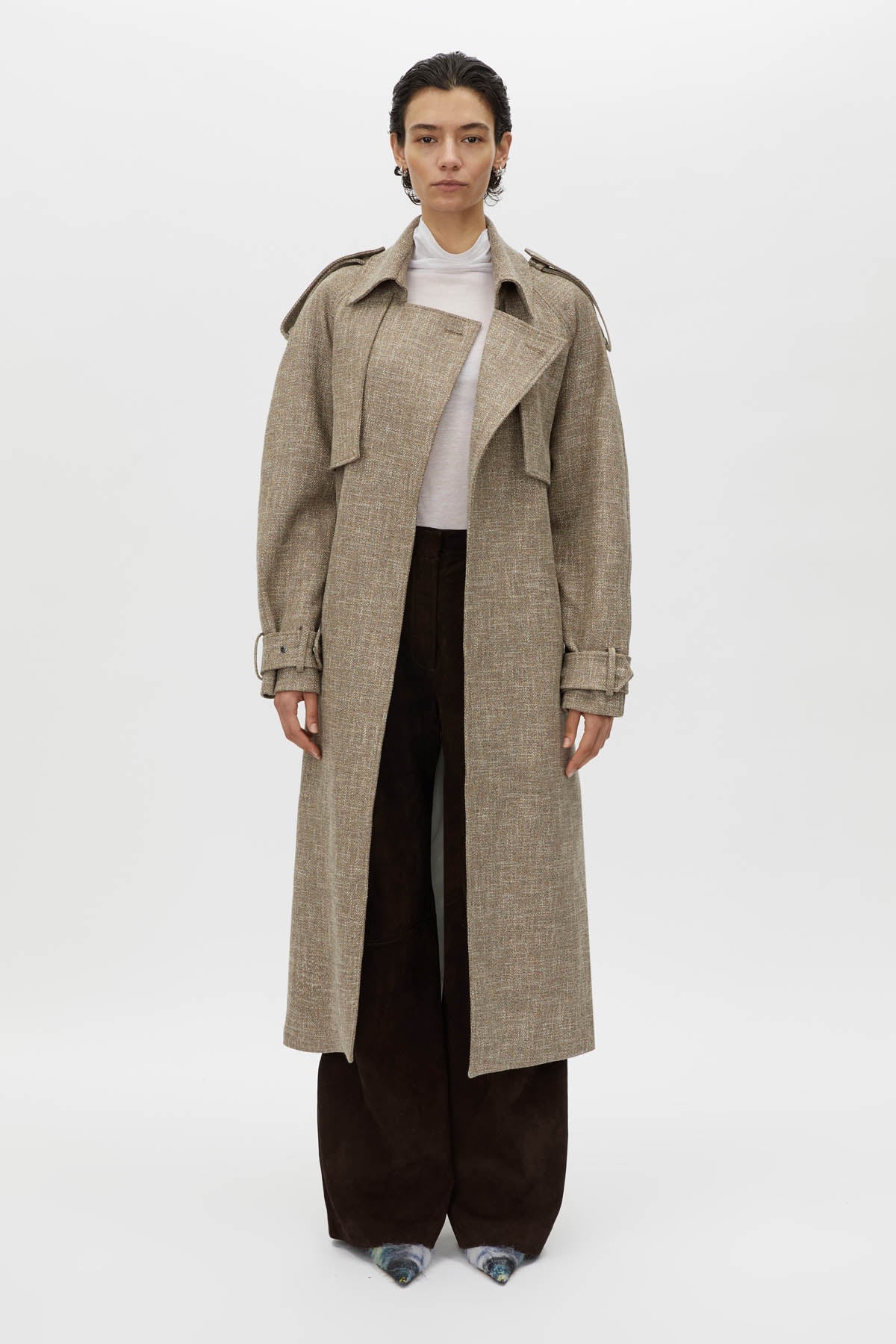 Palazzo Trench Coat