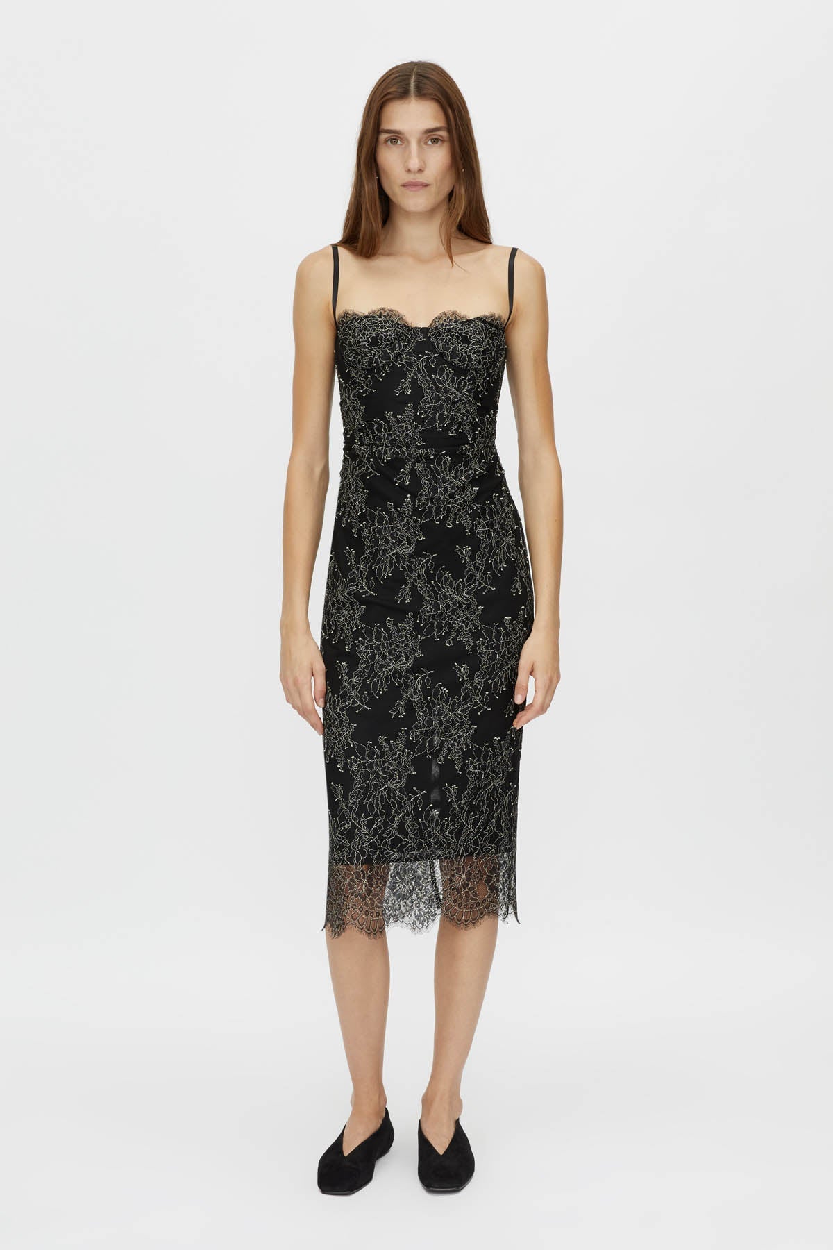 Peregrine Lace Midi Dress