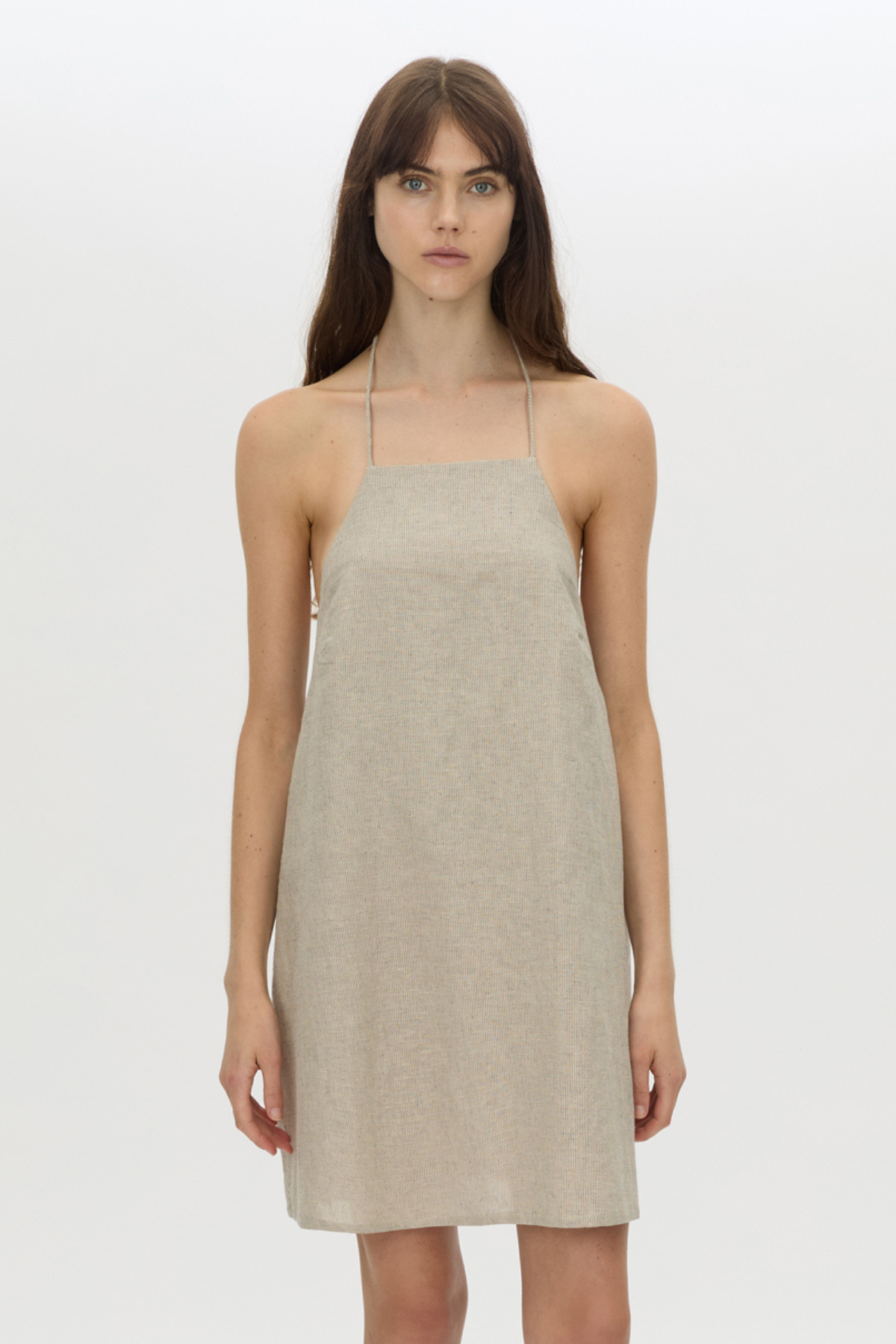 Phostre Halter Mini Dress