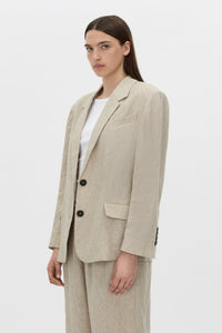 Phostre Linen Relaxed Blazer