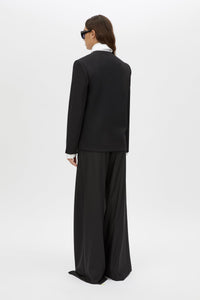 San Fitted Collarless Jacket