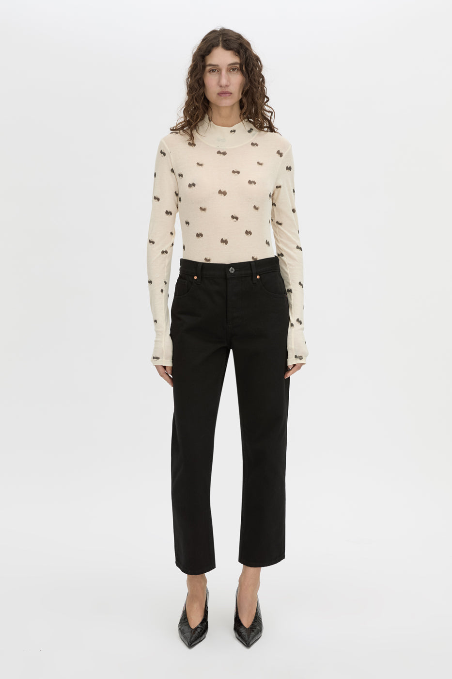 Siona Printed Long Slv Bodysuit