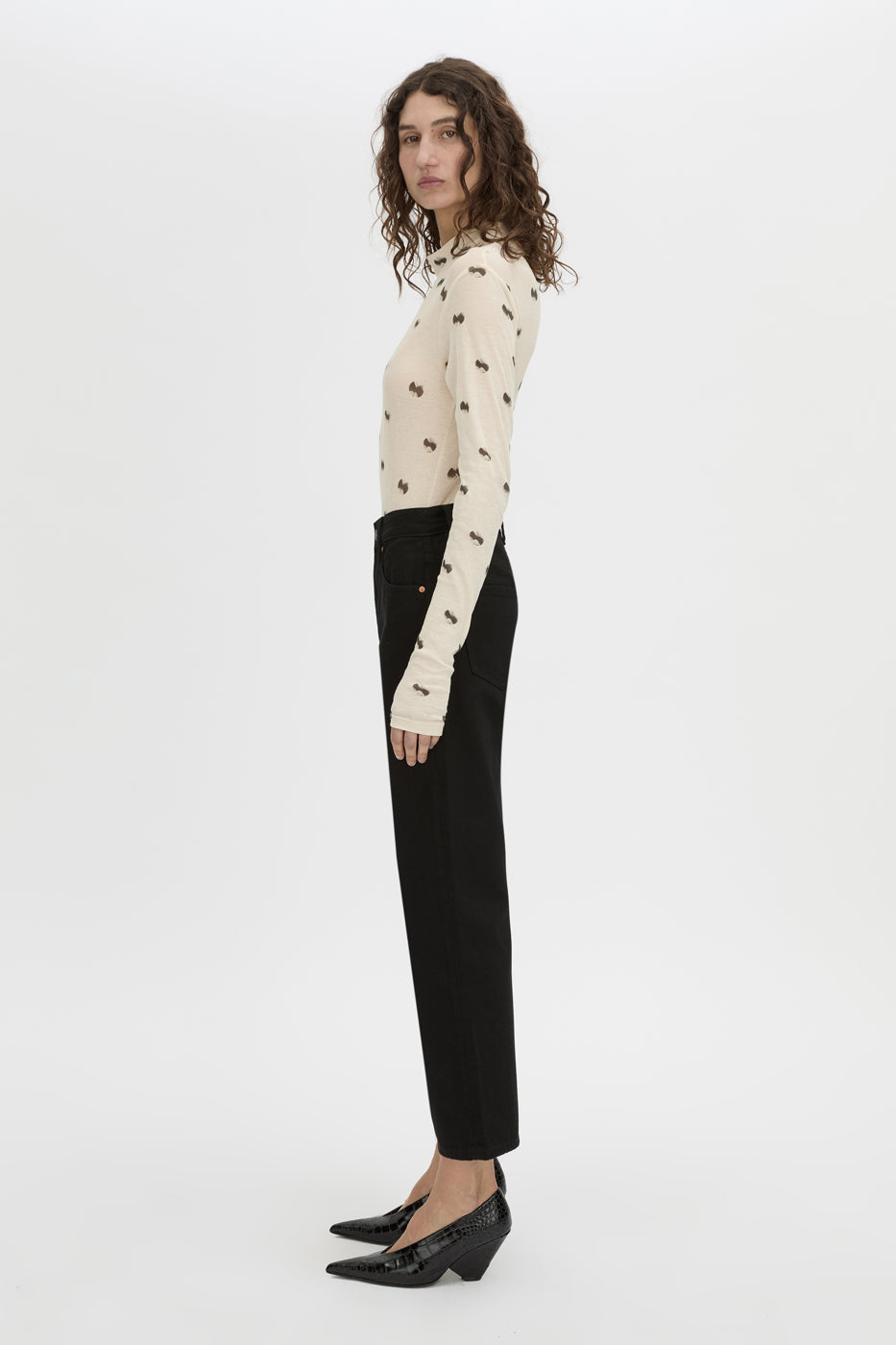 Siona Printed Long Slv Bodysuit