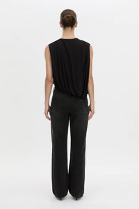 Siona Sleeveless Drape Top
