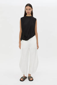 Siona Sleeveless Drape Top