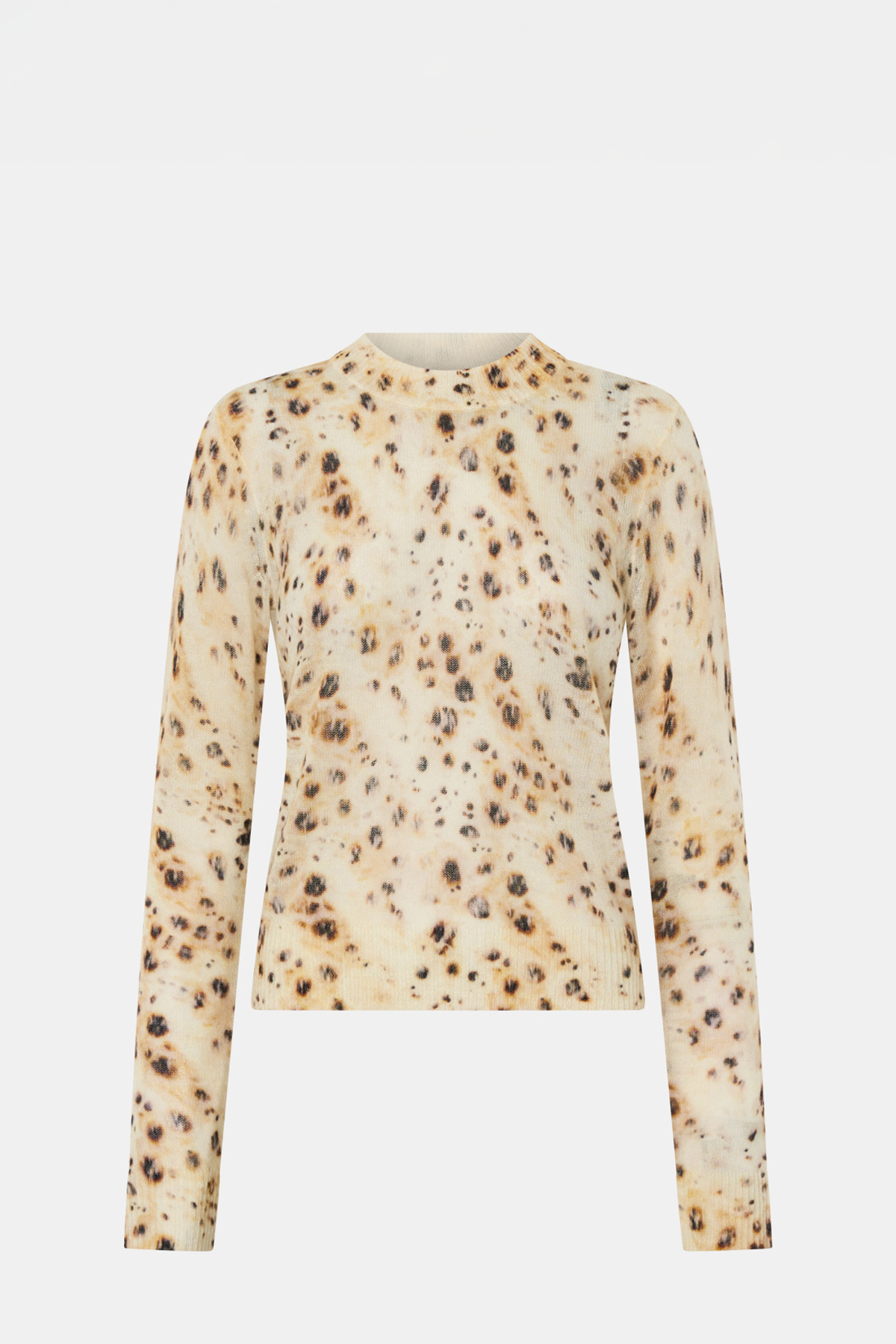 Teneva Printed Knit Sweater