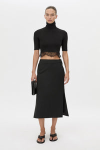 Valentin Lace Trim Tee