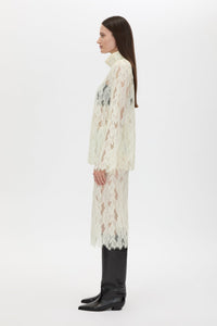 Zemira Lace Midi Skirt