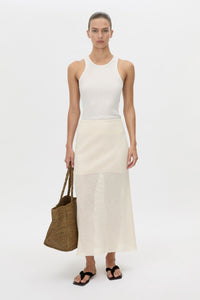 Viele Textured Bias Skirt