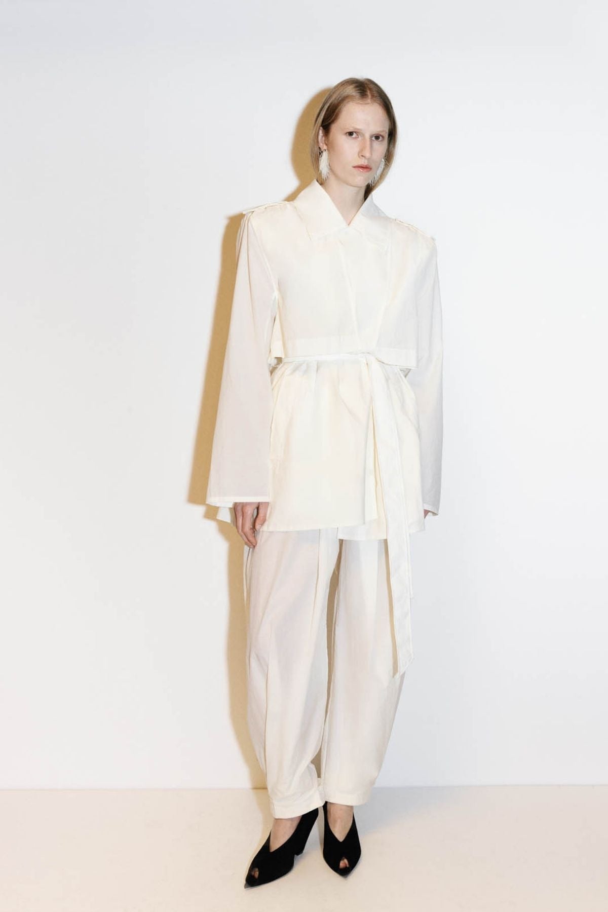 Rhia Sheer Crop Length Trench